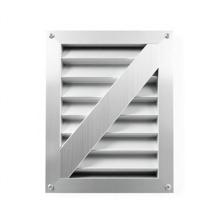 Palheta (Z201) — Palheta tipo Z201 em alumínio para janelas e ventilação.